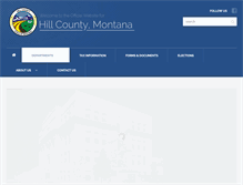 Tablet Screenshot of hillcounty.us